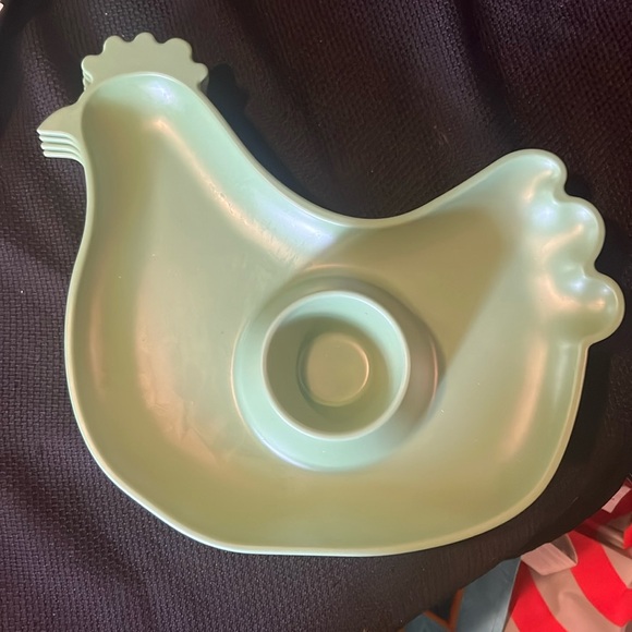 Novelty serving tray, set of 4. Great Chicken nugget plate!! - Picture 1 of 1